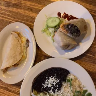 Enchiladas, Quesadilla, Burrito