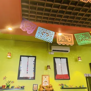 a brightly colored mexican restaurant