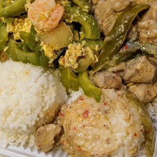 Spicy Pork Rice Plate