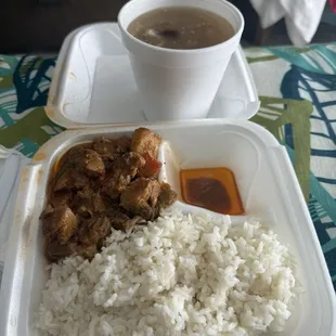 Pork menudo and pork sinigang-13.98 for a 2 choice
