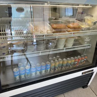 a refrigerated display case
