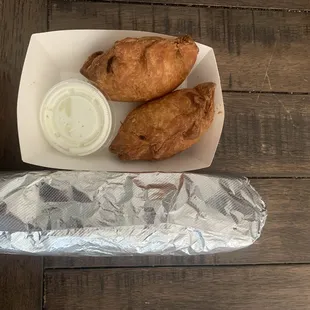 Shawarma and empanadas