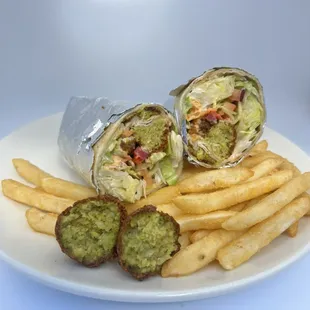 Falafel wrap