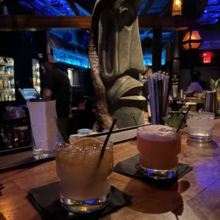 Mai Tai and Sandy Cheeks