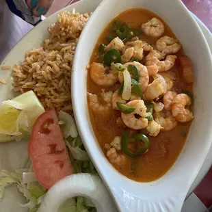 Camarones a la diabla