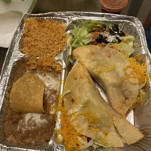 Two Chicken Tacos Combo