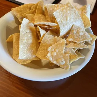 Flour tortilla chips- best ever!