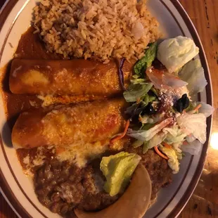 Chicken enchiladas