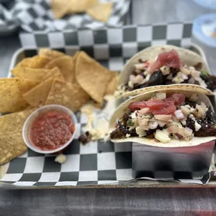 Brisket tacos.  Would get this again for sure!!