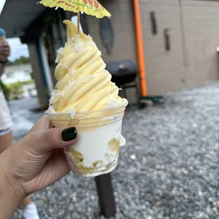Pineapple Upside down cake sundae. DELICIOUS
