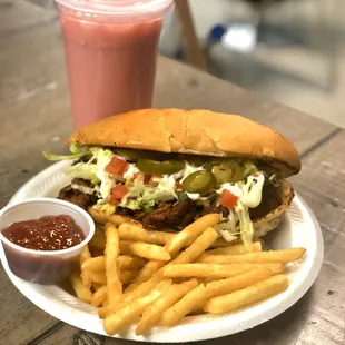 Torta with Fries