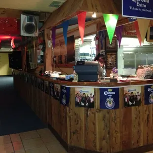 the interior of a restaurant