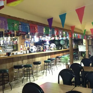 The bar area love the cabana feel :)