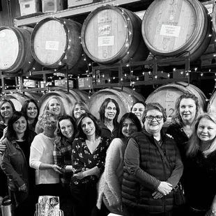 Thank you Robert for allowing us to have our Ornament Exchange Party in the barrel room @ Cabana Winery!