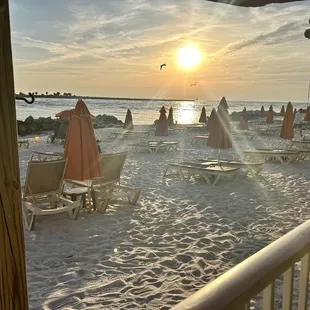 Sunset from the Beachside Grill patio