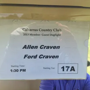 CCC Member Guest 2013