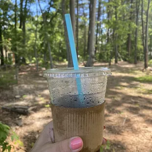 Yogi Bear iced coffee to go