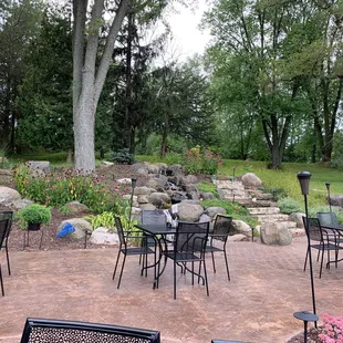 One of two water falls.