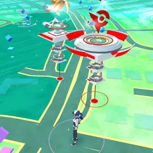 Pokestop run. There are about 20 pokestop a on this stretch alone- cabezon