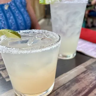 Fancy Margarita and classic margarita