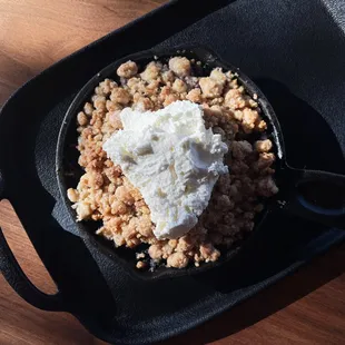 Lemon Blueberry Crisp