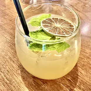 Black Pepper Mojito--different but good! One of the few crafted cocktails they have on tap.