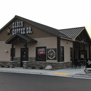 the outside of the building