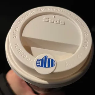 More coffee places need these stickers to keep your drink warm. These are great!