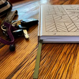 My quiet seat by the window. Very rustic. Although loud, it's possible to sit off to the side and just escape!