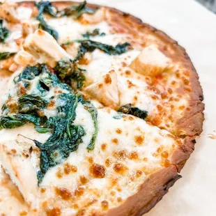 Chicken Florentine Pizza Special