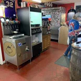 Service area and drink options
