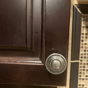 You can see the wearing here also. We did not purchase distressed look either.