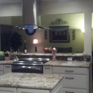 New view after wall was opened up.