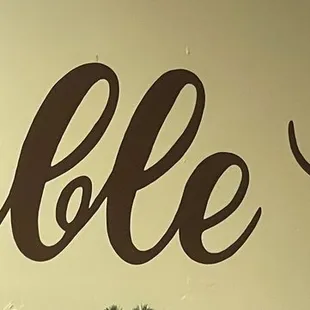 the name of the restaurant