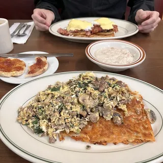 Corned Beef Hash Benedict
