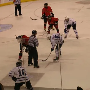 Main ice @ Independence Events Center.  (Photo is from a high-school playoff game between Rockhurst &amp; Tulsa, March '11)