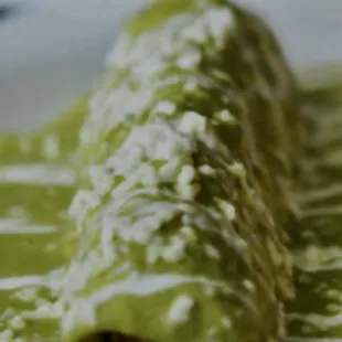 POBLANO CHICKEN ENCHILADAS