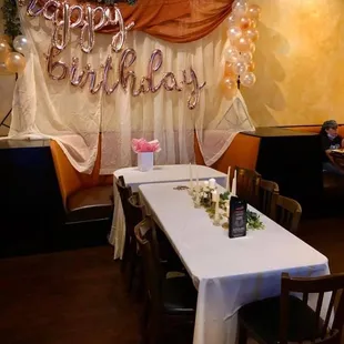 Scheduled a birthday Party !!!