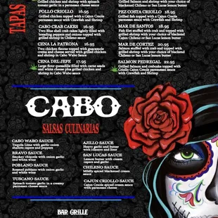 -Culinary plates 
- specialty sauces 
- upcoming cabo NIGHLIFE