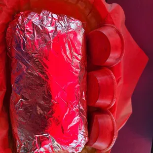 a wrapped burrito