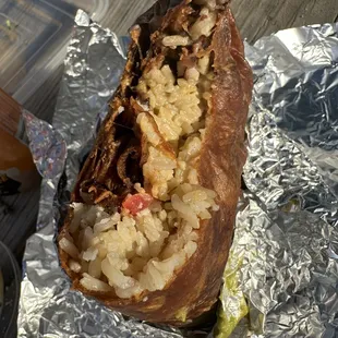 Bobs special steak burrito