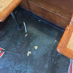 dirty floor