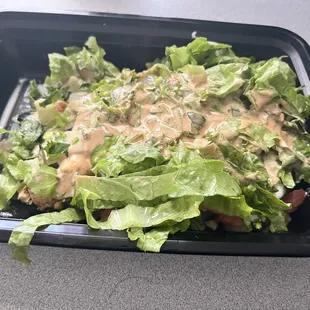 Chicken bowl. Very little food