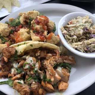 Honey Soy Glazed Salmon Tacos