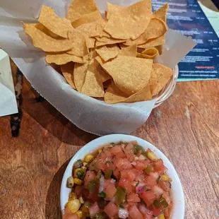 Salsa and Chips