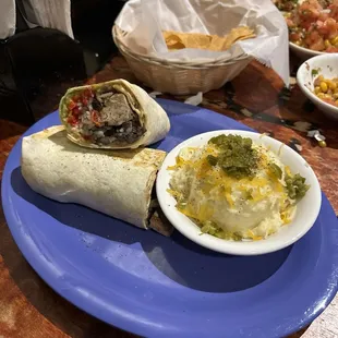 Wasabi Chicken Burrito