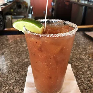 Breakfast of champions! Starting out the day with Bloody Marys