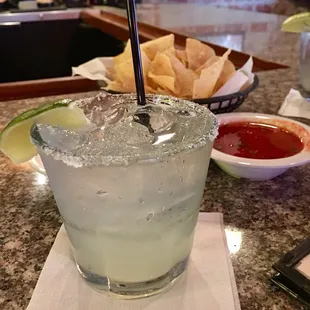 House Margarita on the rock.