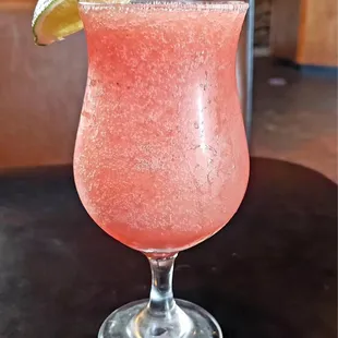 Strawberry Margarita. $6.00.