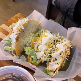 3x9 Beef Puffy Tacos